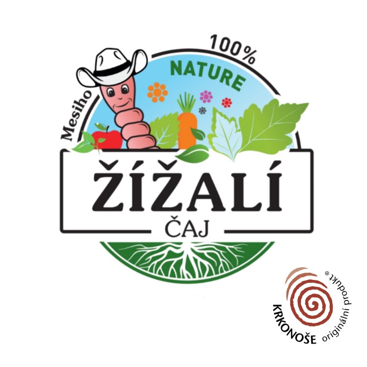 Mesiho žížalí čaj originální produkt Krkonoše 2025 cz